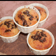 Muffins légers noix de coco & pépites de chocolat
