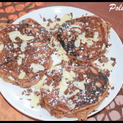 Pancakes à la farine de châtaigne & chocolat