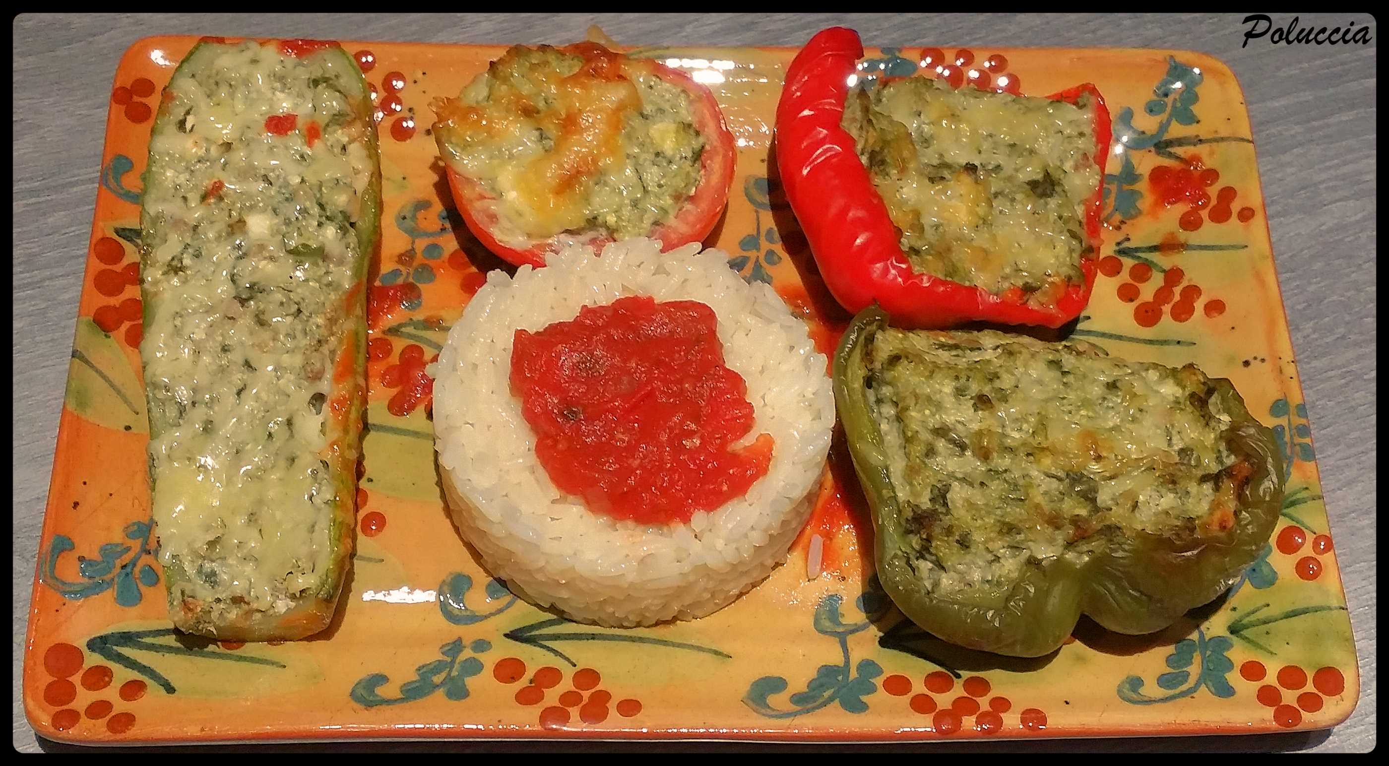 Légumes farcis au brocciu façon Poluccia