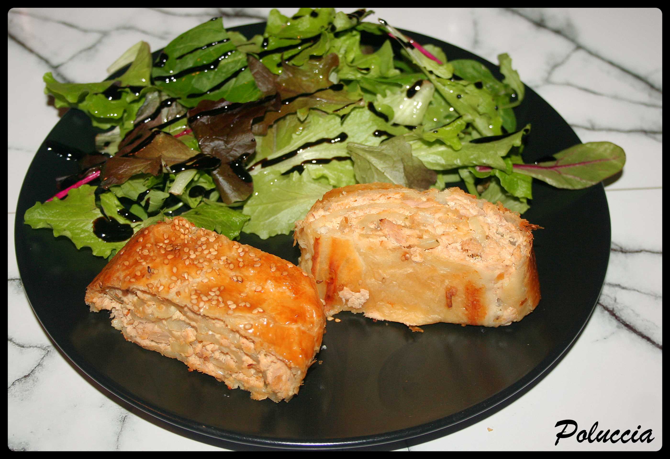 Feuilleté roulé au thon & ricotta à la mexicaine