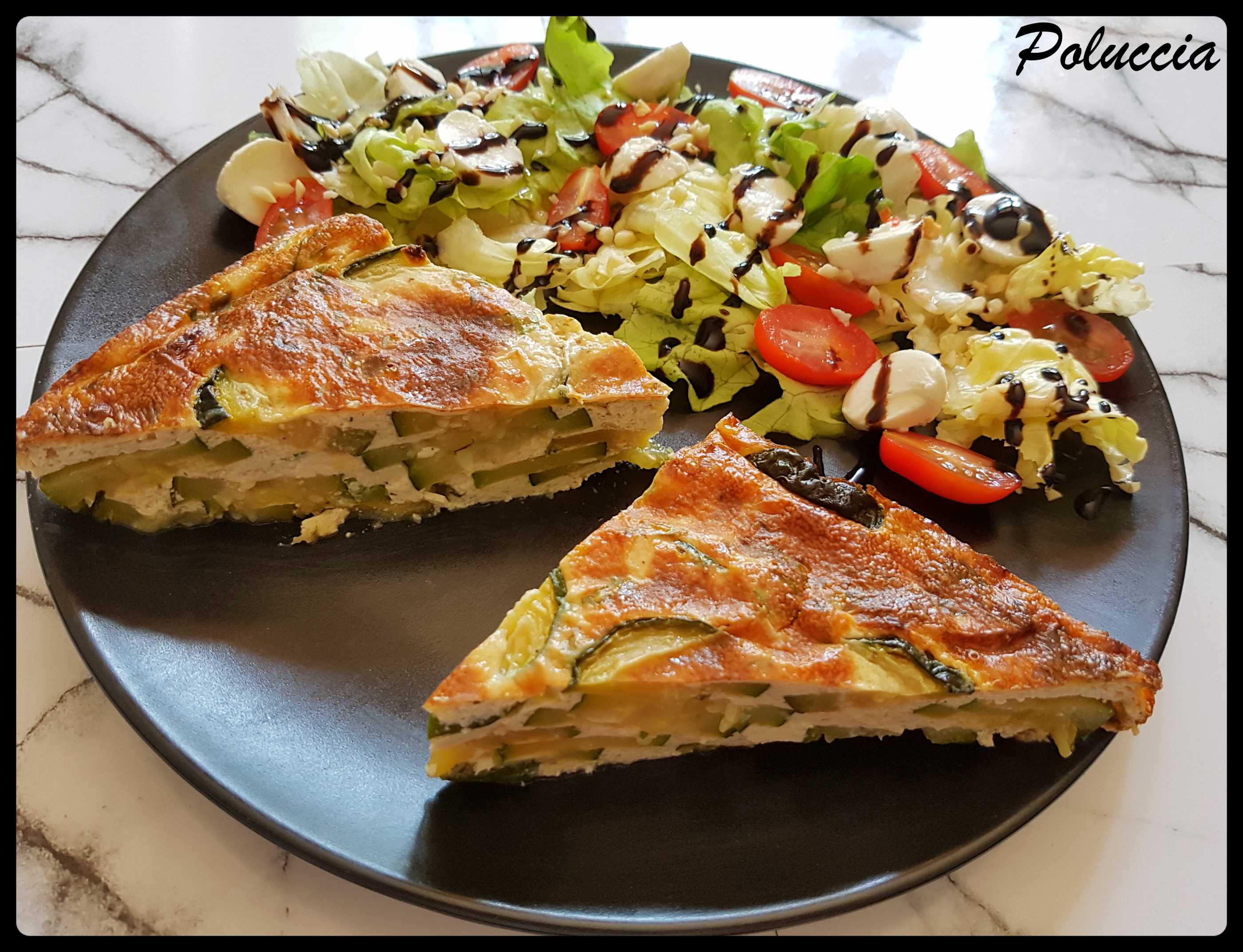 Flan de courgettes à l&rsquo;amande